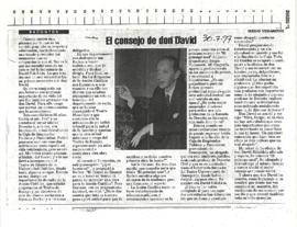 El consejo de don David