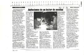 Reflexiones de un lector de novelas
