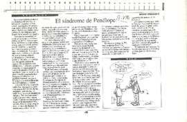 El síndrome de Penélope
