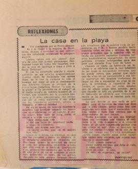 Reflexiones. La casa en la playa