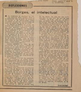 Reflexiones. Borges, el intelectual