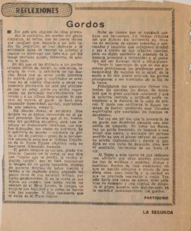 Reflexiones. Gordo