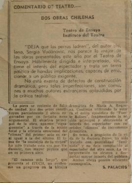 Comentario de teatro