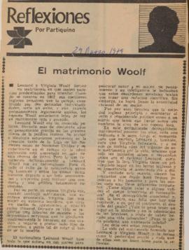 Reflexiones. El matrimonio Woolf