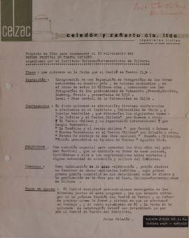 Carta de Jaime Celedón dirigida a Sergio Vodanovic