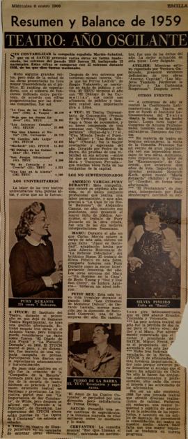 Resumen y balance de 1959