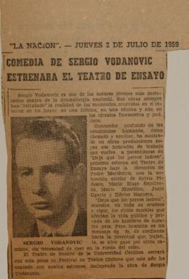 Comedia de Sergio Vodanovic estrenará en Teatro de Ensayo