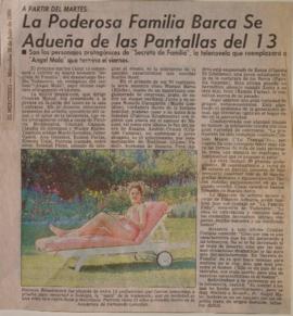 La Poderosa Familia Barca Se Adueña de las Pantallas del 13