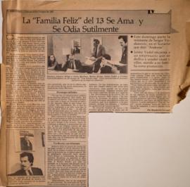 La "Familia Feliz" del 13 Se Ama y Se Odia Sutilmente