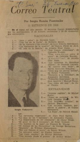 Correo teatral