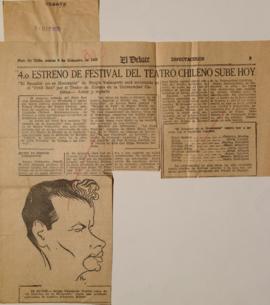 4.o Estreno de festival del teatro chileno sube hoy