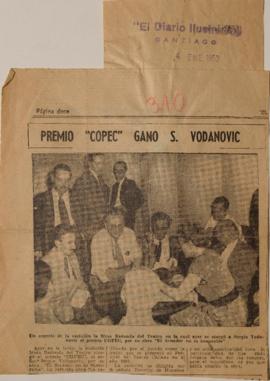 Premio Copec ganó S. Vodanovic