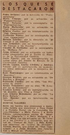 Los que destacaron