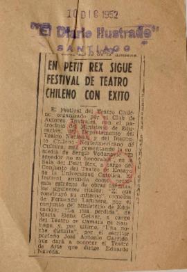 En Petit Rex sigue Festival de Teatro Chileno con éxito