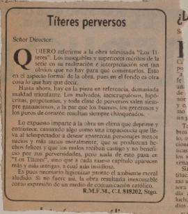 Títeres perversos