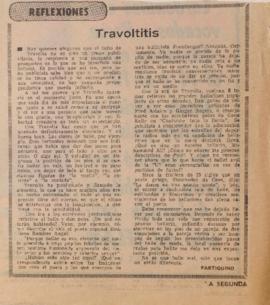 Reflexiones. Travoltitis