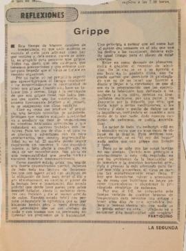 Reflexiones. Grippe