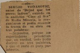 Sergio Vodanovic