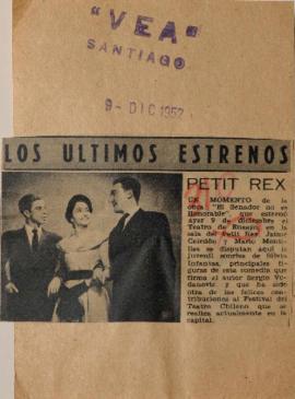 Los últimos estrenos