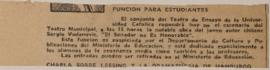 Función para estudiantes