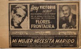 Anuncio publicitario Mi mujer necesita marido