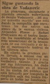 Sigue gustando la obra de Vodanovic
