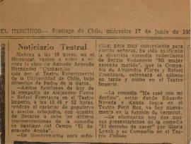 Noticiario teatral