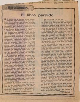 Reflexiones. El libro perdido