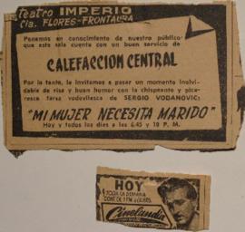 Anuncio publicitario Mi mujer necesita marido