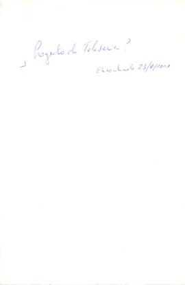 Borrador libreto de televisión