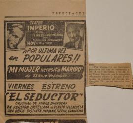 Anuncio publicitario Mi mujer necesita marido
