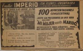Anuncio publicitario Mi mujer necesita marido