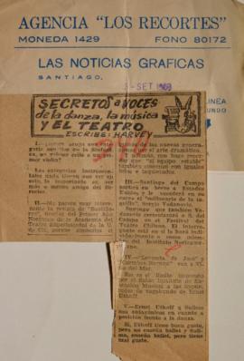 Secretos a voces de la danza, la música y el teatro