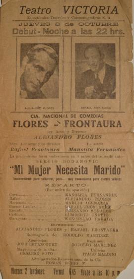 Anuncio publicitario Mi mujer necesita marido