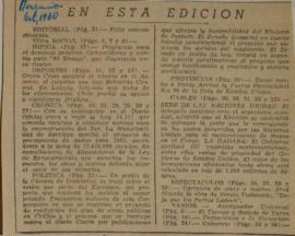 En esta edición