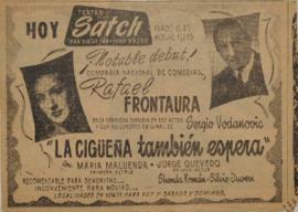 Anuncio publicitario La cigüeña también espera