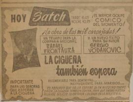 Anuncio publicitario La cigüeña también espera