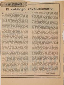 Reflexiones. El catálogo revolucionario