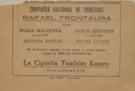 Anuncio publicitario La cigüeña también espera