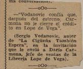 Nota de prensa La cigüeña también espera