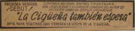 Anuncio publicitario La cigüeña también espera