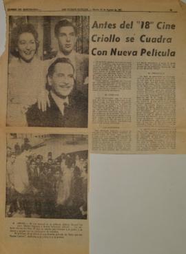 Antes del "18" cine criollo se cuadra con nueva película.