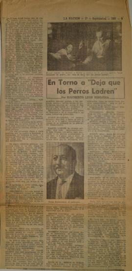 En torno a "Deja que los perros ladren"