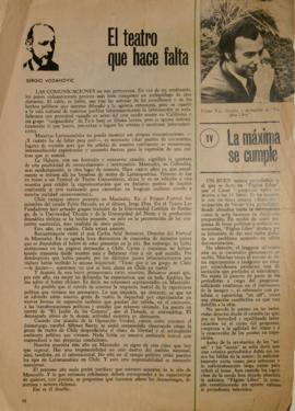 El teatro que hace falta