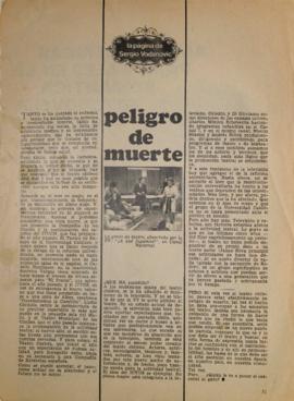 Peligro de muerte