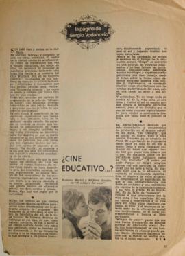 ¿Cine educativo...?