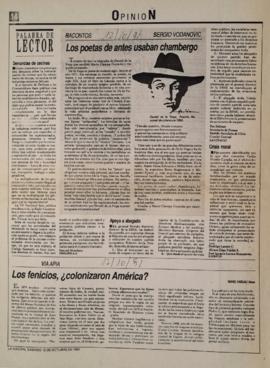 Los poetas de antes usaban chambergo