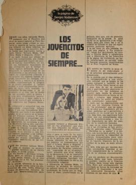 Los jovencitos de siempre...