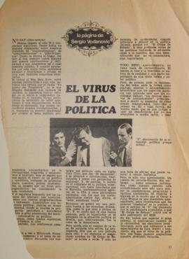 El virus de la política