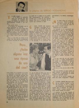 Pero..¿hubo alguna vez una época de oro del cine?